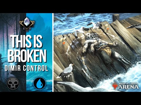 DIMIR CONTROL | The best new card! | Ranked standard BO1 deck guide | Hullbreaker horror MTG Arena.