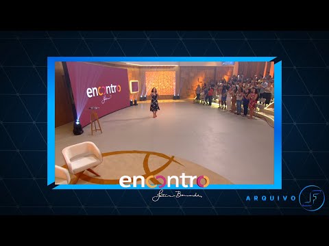 [WIDE] Início do "Encontro com Fátima Bernardes" com Novo Cenário (23/01/2017)