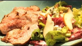 preview picture of video 'Spiced Tri Tip Roast with Pear, Radicchio, and Blue Cheese Salad'