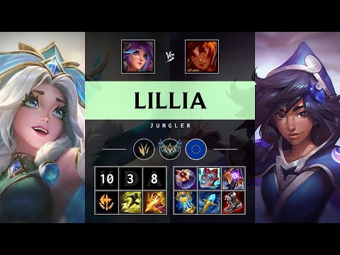 Lillia Jungle vs Taliyah - EUW Challenger Patch 25.S1.3