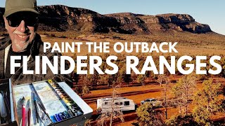 Watercolor Painting Tutorial: Explore the Flinders Ranges!