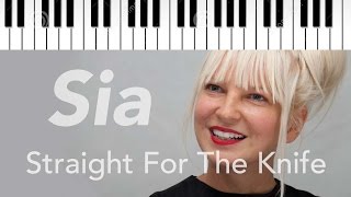 Sia | Straight For The Knife | Piano Cover