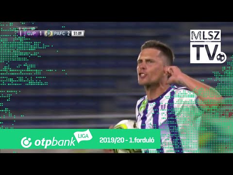Balázs Benjámin gólja az Újpest FC – Puskás Akadémia FC mérkőzésen