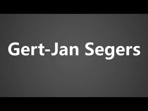 How To Pronounce Gert Jan Segers