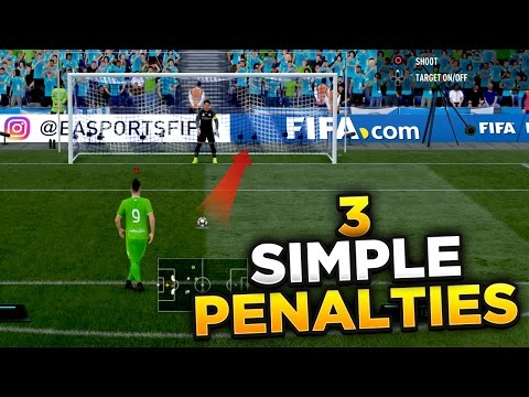 3 Simple Penalty Techniques to Use & Become Better Players on FIFA 17 - Most Effective Penalties