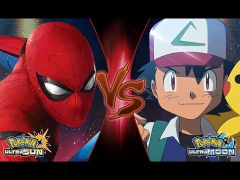 Pokemon Crossover Battle: Spiderman Vs Ash Ketchum (Ash Vs Spiderman)