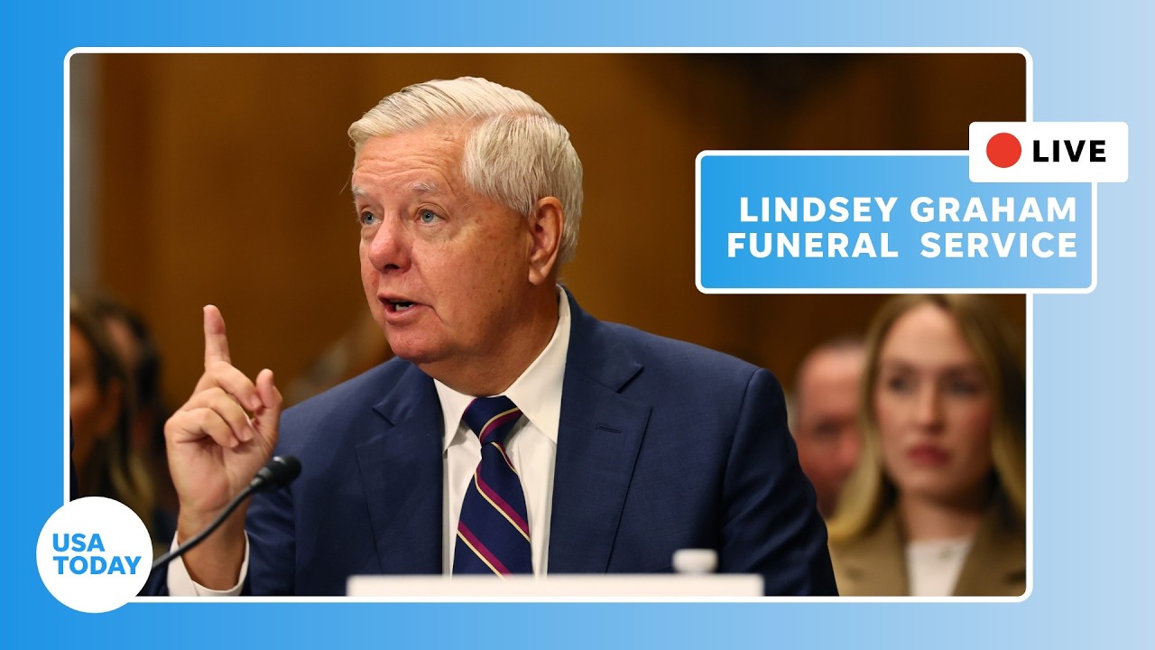 Live: Lindsey Graham funeral service at Washington National Cathedral to feature Trump eulogy