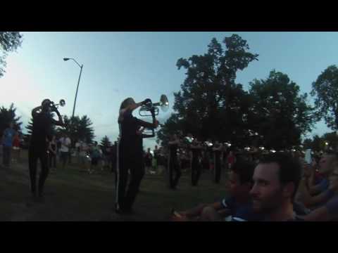 Blue Devils Hornline in the Lot - Semifinals Indianapolis - 2016