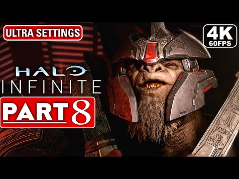 HALO INFINITE Gameplay Walkthrough Part 8 Campaign [4K 60FPS PC] - No Commentary (FULL GAME)