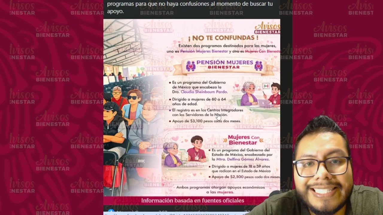 ¿Te confunde los apoyos para mujeres? el programa Pensión Mujeres Bienestar y Mujeres con Bienestar