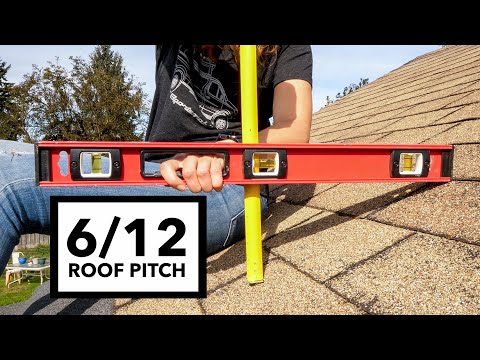 image-How do you determine the pitch of a roof?