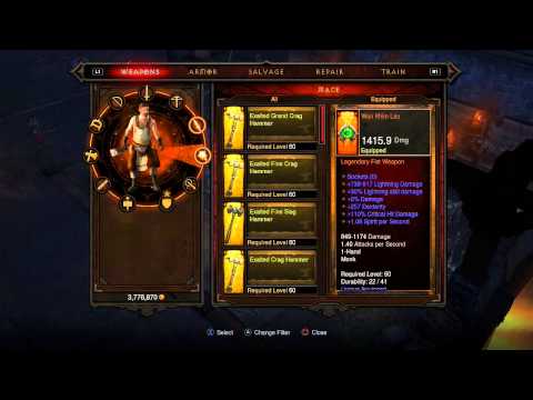 Basic guide for Diablo 3 Blacksmithing on Console