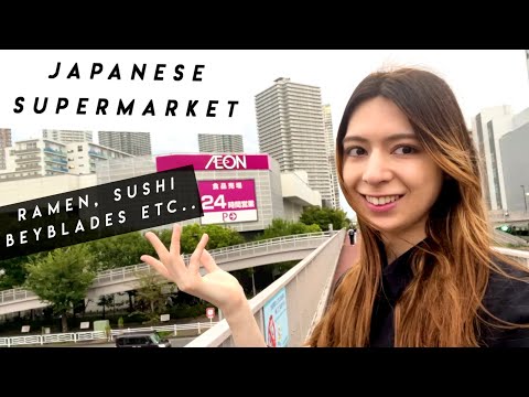 Como é dentro de um supermercado japonês? Tour gigantesco por uma mercearia | Tokyo vlog