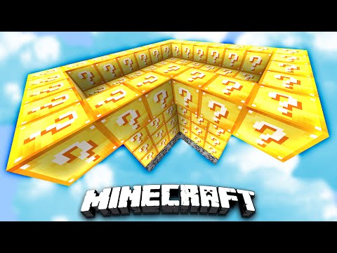 FUNNY LUCKY BLOCK SKYBLOCK WARRIORS! - Minecraft Mods