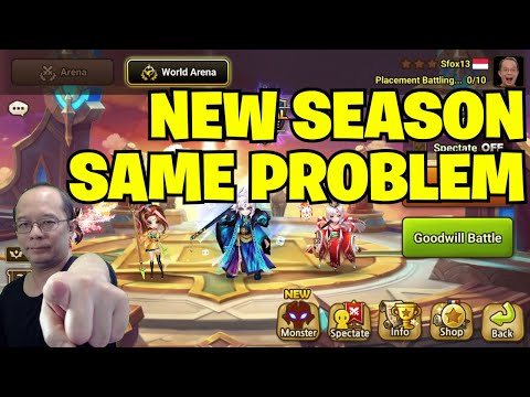 1ST DAY PROBLEM, NEW RTA SEASON 29, PLACEMENT BATTLES part 1 (Summoners War)