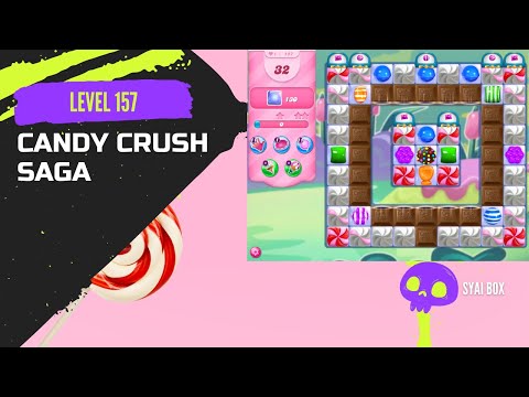 Candy Crush Saga | Level 157 | ⭐️⭐️⭐️ | (NO BOOSTERS)