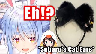Pekora Screams After Finding Subaru's Cat Ears In Her Room【Hololive】