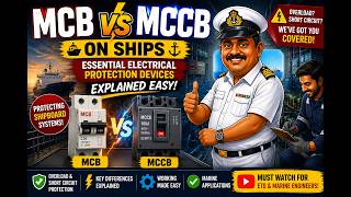 MCB vs MCCB on Ships : Essential Electrical Protection Devices Explain