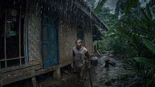 Download lagu Hujan Deras Mengguyur Kampung‼️ Suasana Syahdu yang Bikin Hati Tenang mp3