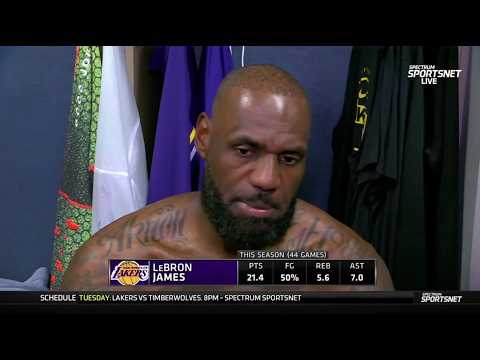 LeBron James POSTGAME INTERVIEWS | Los Angeles Lakers loss to Denver Nuggets 120-113