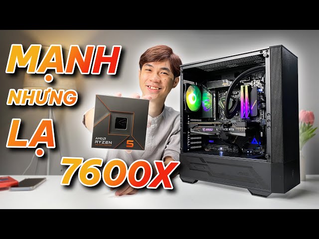 CPU AMD Ryzen 5 7600X (4,7 GHz Boost 5,3 GHz | 6 Cores / 12 Threads | 32 MB Cache| PCIe 5.0)