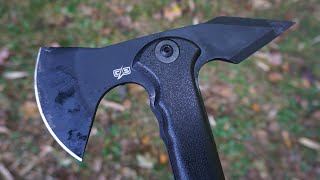 Cold Steel Trench Hawk Axe Review and Demonstration