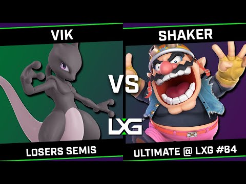 Vik (Mewtwo) vs Shaker (Wario) - Smash Ultimate @ LXG 64
