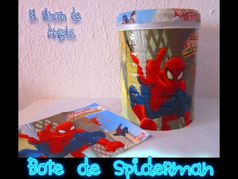 DIY Cómo hacer decoupage en un bote con servilletas de papel
