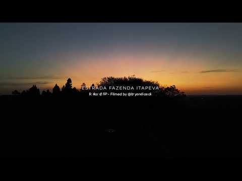 Um fim de tarde em Rafard, SP.