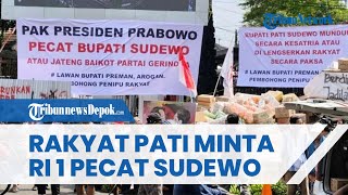 Sudewo Semakin Terpojok, Spanduk Protes Penuhi Kantor Bupati, Desak Prabowo Pecat Bupati Pati