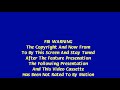 FBI WARNING BLUE SCREEN