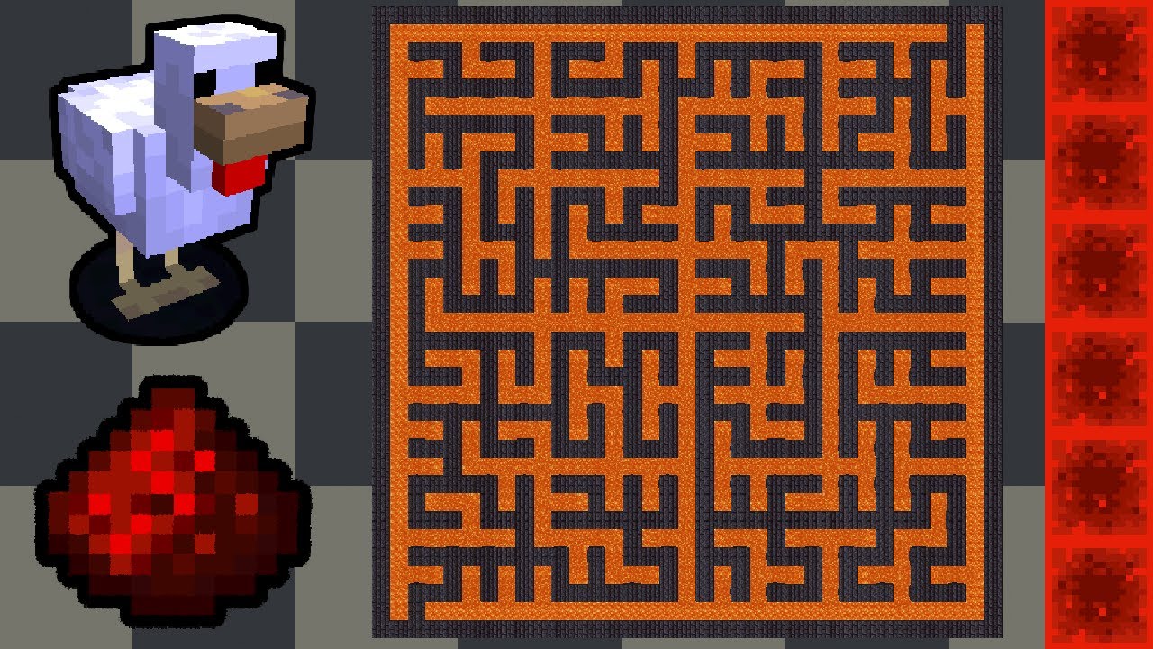 Recursive Division Redstone Maze Generator