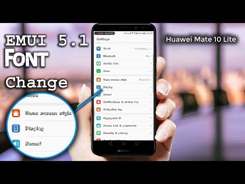 How to Change Font Style On Huawei Mate 10 lite | Nova 2i | Honor 9i | EMUI 5.1 Font Changer!
