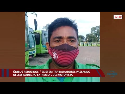 í”nibus reduzidos e motorista afirma dificuldade da situação dos trabalhadores 29 04 2021