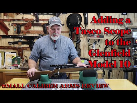 Tasco-Zielfernrohr auf dem Glenfield-Modell 10