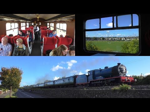 Trip aboard the RPSI's Steam Enterprise with No. 4 & 85 (23-9-2018)