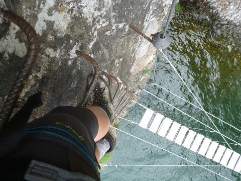 Sasse Via Ferrata Klettersteig Idrosee Gardasee HD GoPro3 Hero