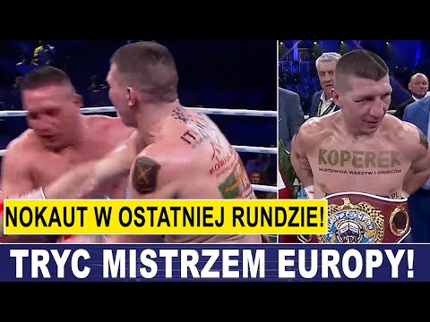 🥊🇵🇱 TECHNICZNY NOKAUT! MATEUSZ TRYC MISTRZEM EUROPY WBO!