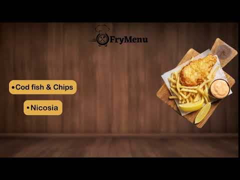 Frymenu | Cod fish & chips | in nicosia