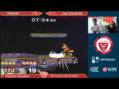 WPI PTS 23 - Natendo (Sheik) vs Jazz Dynamite (Fox) - Melee - Winners Quarterfinals
