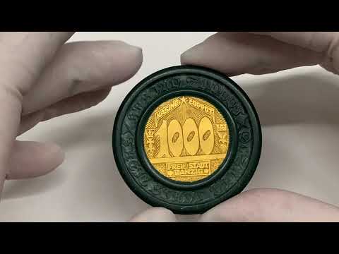 Wolne Miasto Gdańsk, Kasyno SOPOT (Zoppot) żeton - nominał 1000