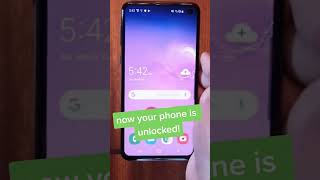 How to unlock a Samsung Galaxy S10 #shorts