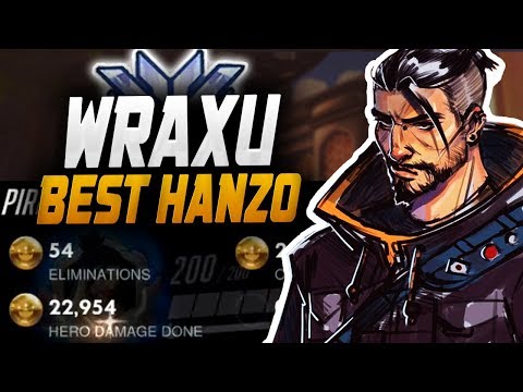 Wraxu Best Hanzo In The WORLD! 54 ELIMS! 23K DMG! [ OVERWATCH SEASON 14 TOP 500 ]