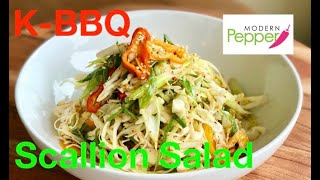 Refreshing Scallion Salad (Pa MuChim: 파무침) For Korean BBQ & Lettuce Wrap (SangChu Ssam: 상추쌈)