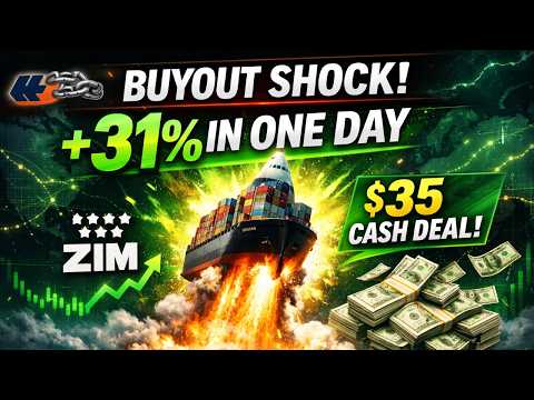 ZIM Stock Jumps 31% After $35 Cash Buyout by Hapag-Lloyd | ZIM Acquisition Explained