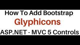 How To Add Glyphicon In the mvc textbox controls Bootstrap