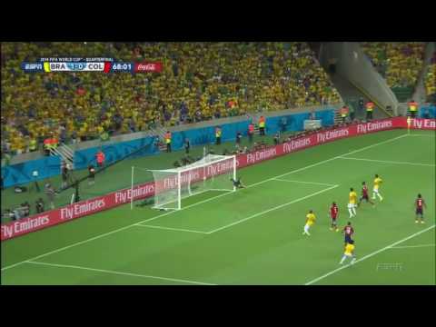 GOL DE DAVI LUIS PELO BRASIL