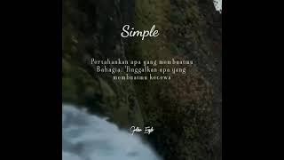 Download lagu STATUS WA ~~ SIMPLE (Pertahankan Apa Yang Membuatmu Bahagia) ~~ Story'WA mp3 Download lagu STATUS WA ~~ SIMPLE (Pertahankan Apa Yang Membuatmu Bahagia) ~~ Story'WA mp3