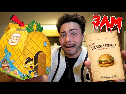 DO NOT ORDER SPONGEBOB MEAL FROM BURGER KING AT 3 AM!!