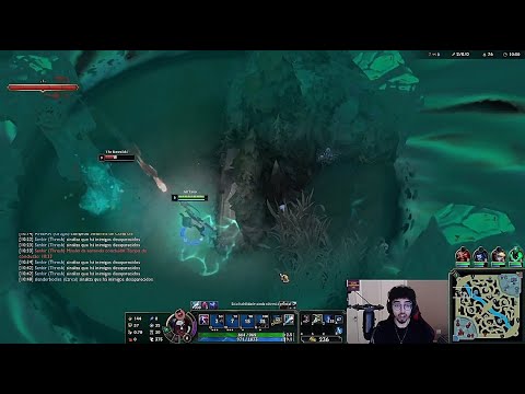 Mesmo sem estar de Evelynn, o cara ficou com medo do Keio kkkk